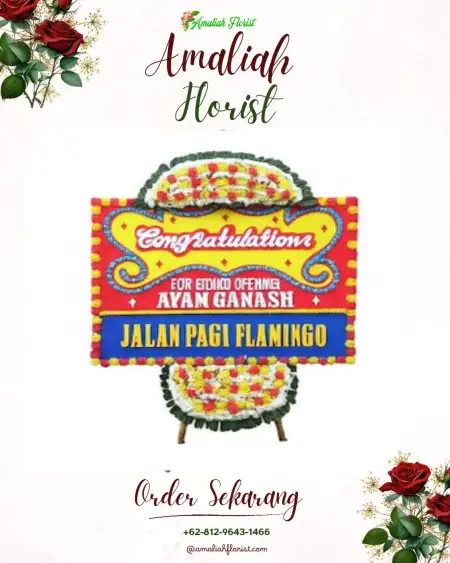 Sewa Papan Bunga Manang